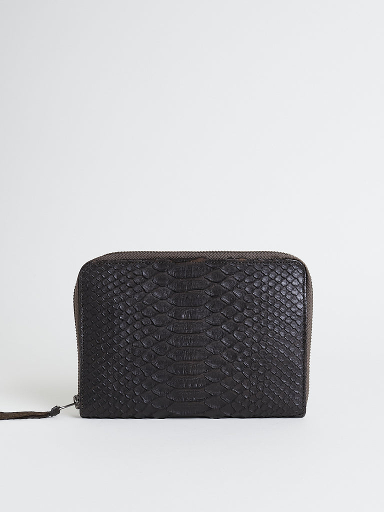 Christian Peau Python Accessory in Dark Beton