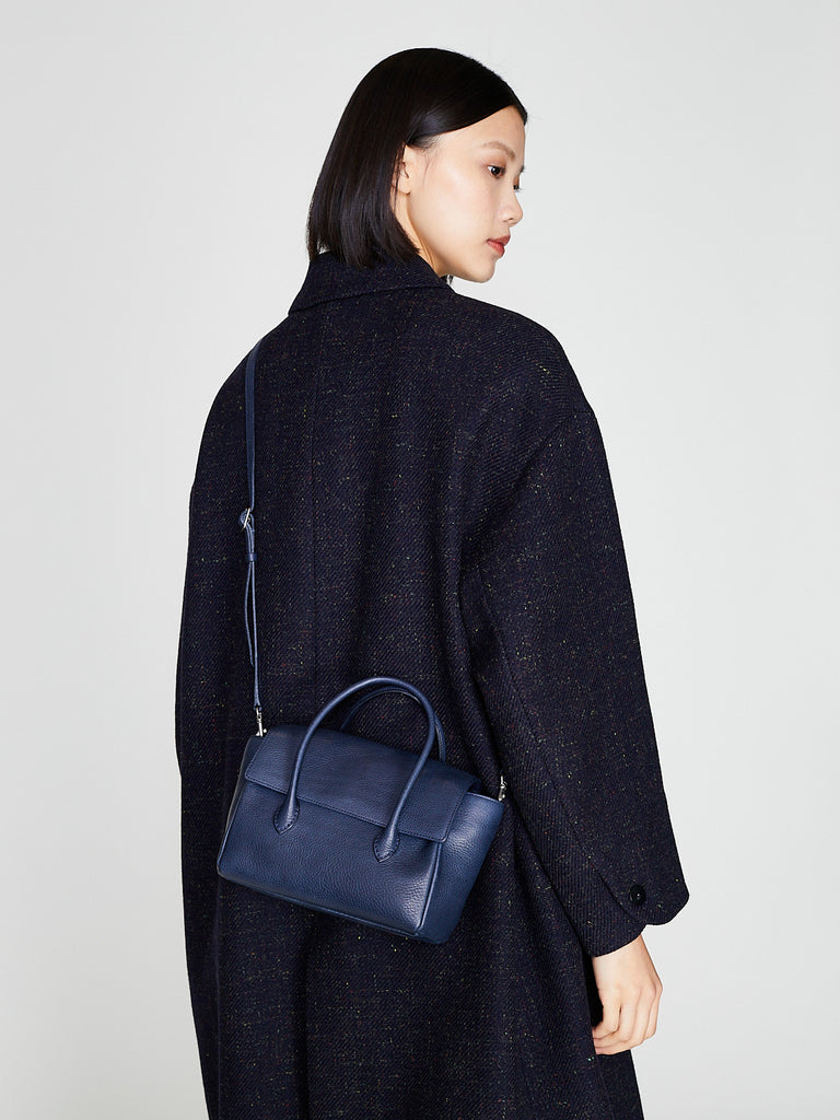 Arts & Science - Stitch Flap Bag Mini in Navy