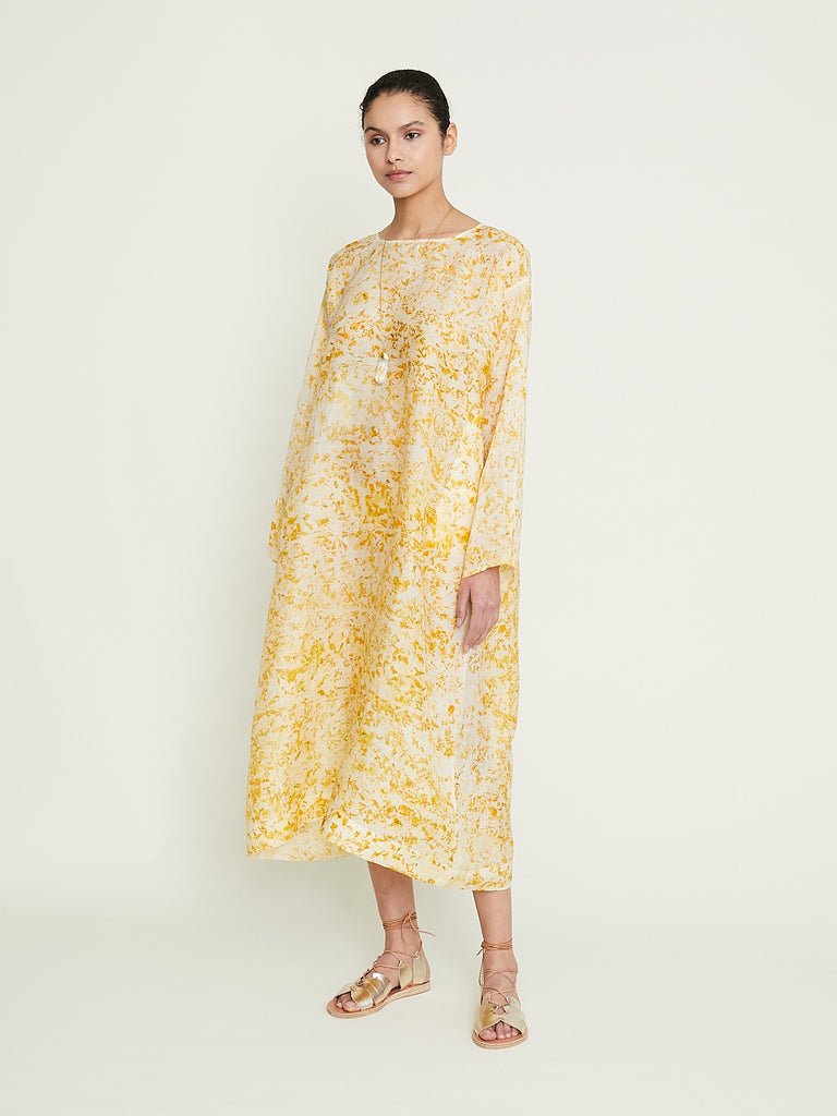 dosa x Mouki Mou Long Tunisian Tunic in Marigold