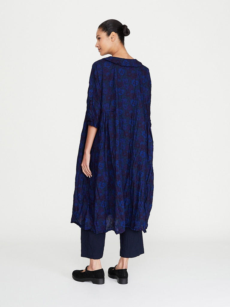 Daniela Gregis - Abito Dress Curcuma Medio 120 Lavato in Dyed Royal Blue