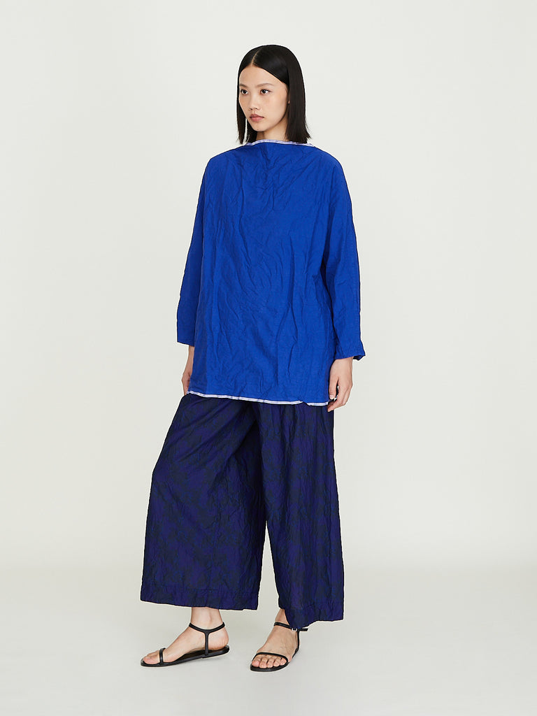 Daniela Gregis Camicia Shirt Lunedi 70 Lavata in Electric Blue