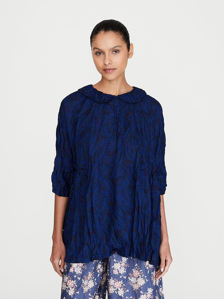 Daniela Gregis - Camicia Shirt Curcuma Lavata in Dyed Roal Blue
