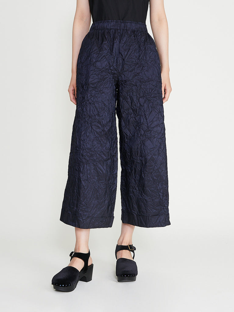 Daniela Gregis - Pantalone Trousers Pigiama Tasche Lavato in Navy Blue