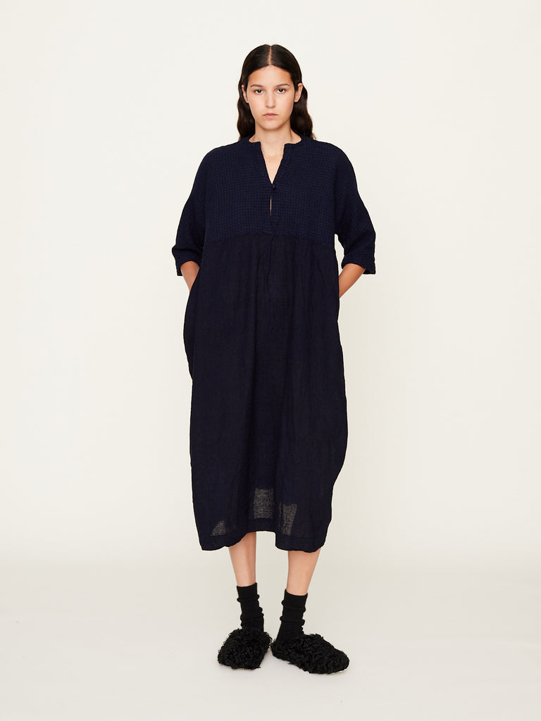 Daniela Gregis - Abito Dress 20.07.06 Ptc Di Lavato in Blue Black