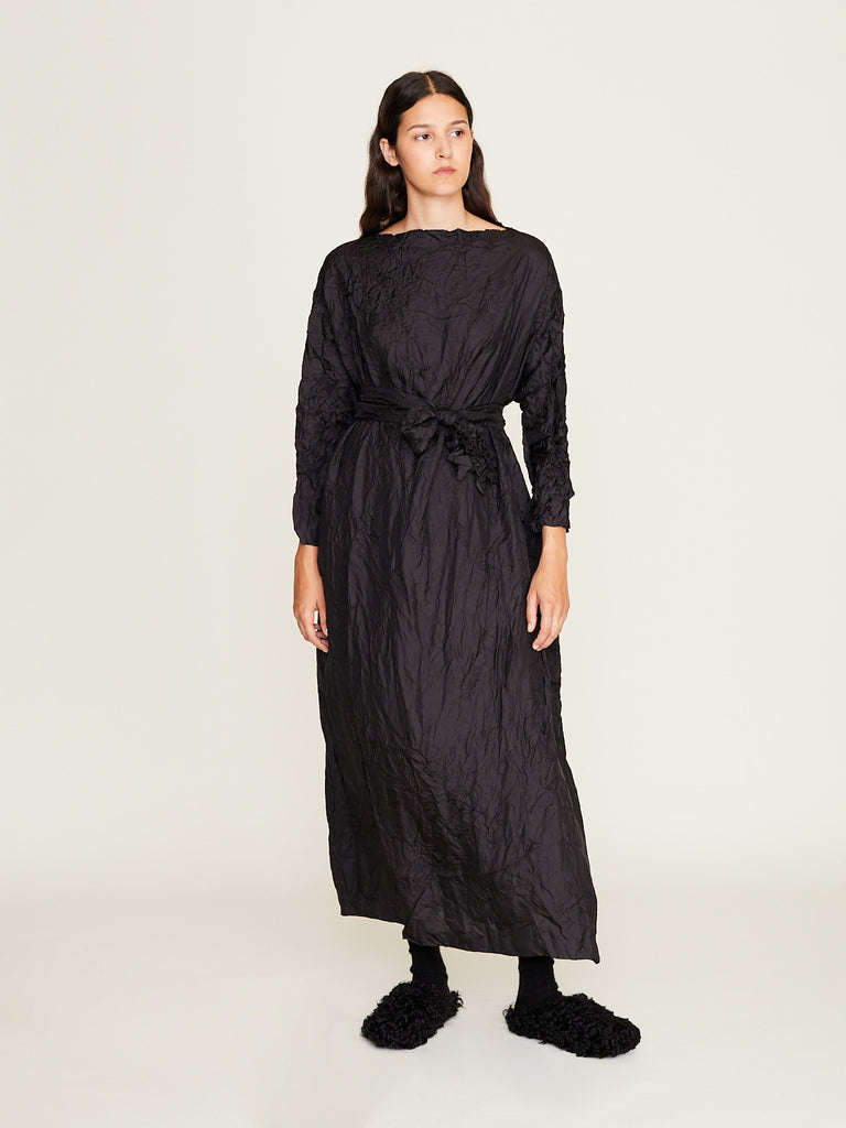 Daniela Gregis - Abito Dress Lunedi Meridiano Lavato in Black