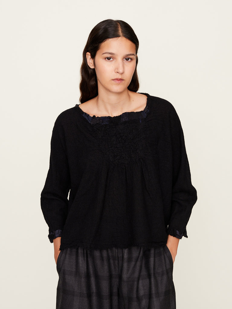 Daniela Gregis - Camicia Shirt Remi Lavata in Black