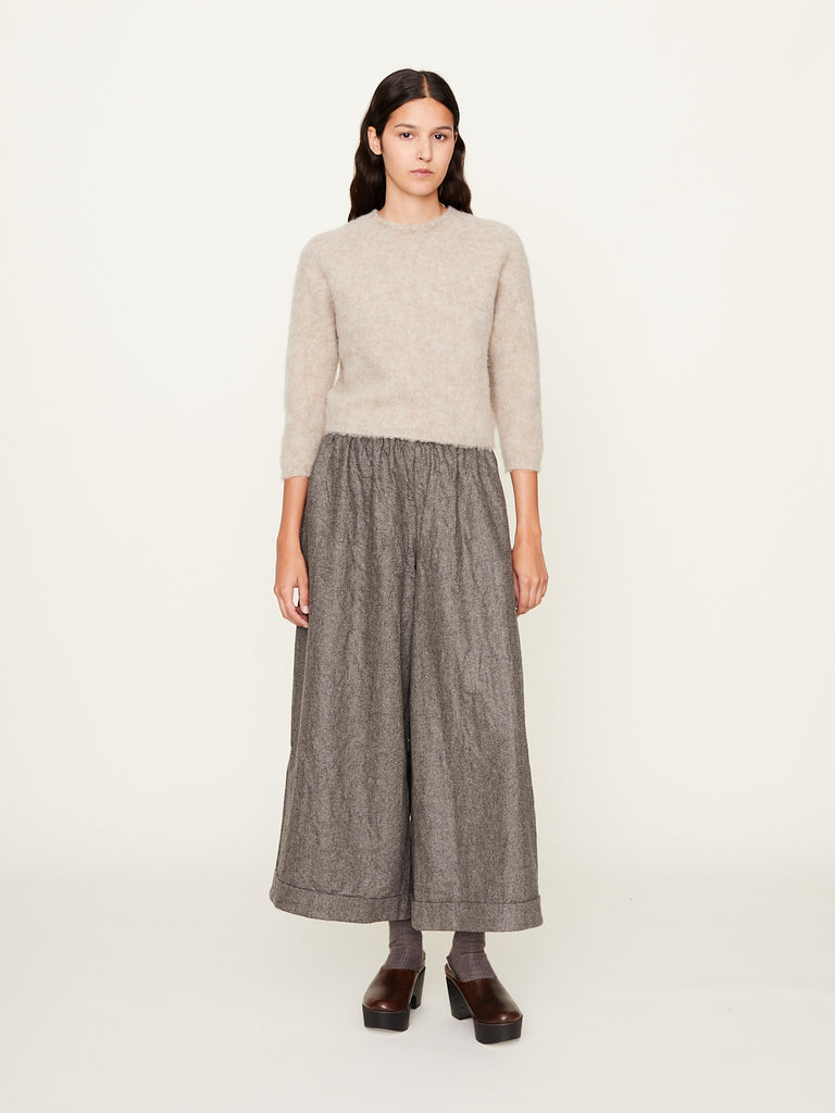 Daniela Gregis - Pantalone Trousers Pigiama Tasche Spi Lavato in Mix Brown