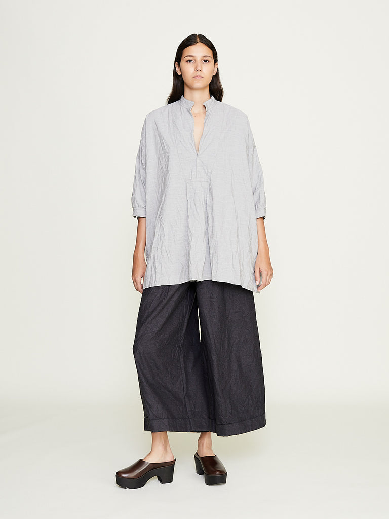 Daniela Gregis - Pantalone Trousers Pigiama Tasche Lavato in Anthracite