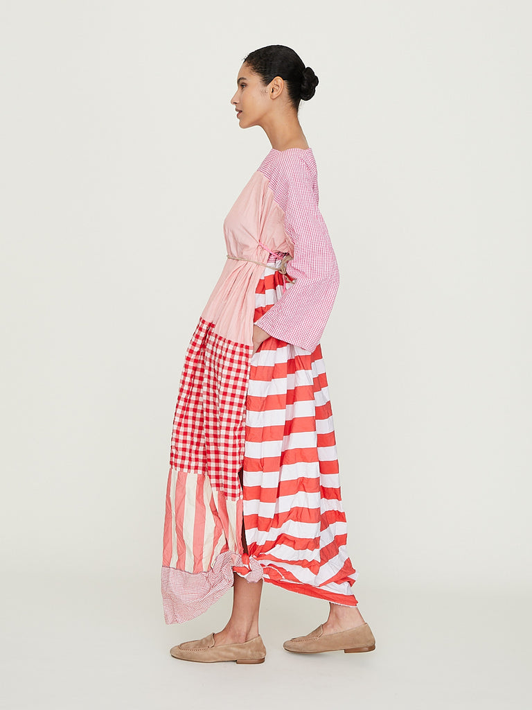 Daniela Gregis Abito Dress Newpride Paprika Lavato in White Red