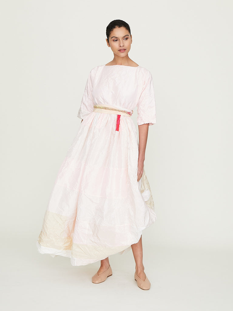 Daniela Gregis Abito Dress Marina Ptc Double Lavato in Colour Mix