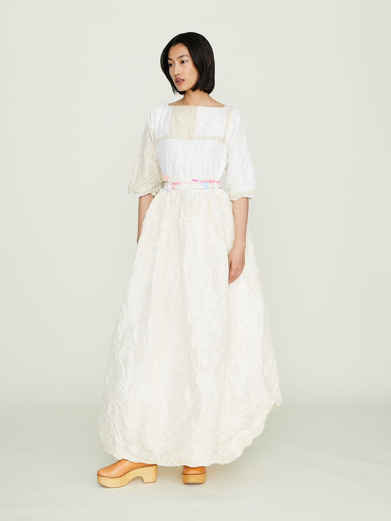 Daniela Gregis - Abito Dress Marina Ptc Double 26 Lavato in White