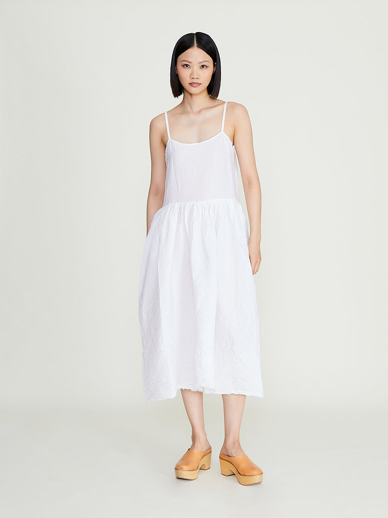 Daniela Gregis - Sottoveste Petticoat Bucaneve Lavata in Optical White