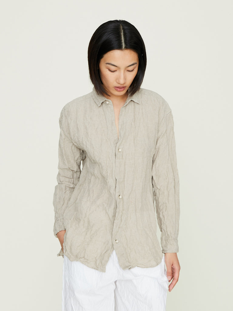 Daniela Gregis - Camicia Shirt Uomo Staffy Lavata in Raw