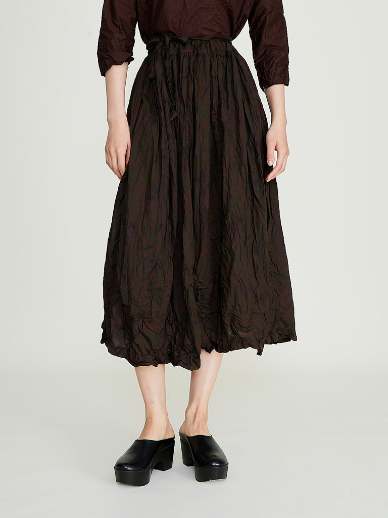 Daniela Gregis - Gonna Skirt Nastro 95 Lavata in Dyed Khaki 1