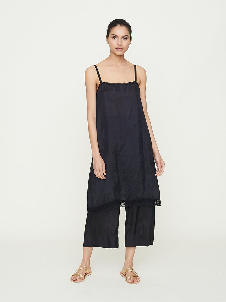 Dosa Chemise Slip in Midnight