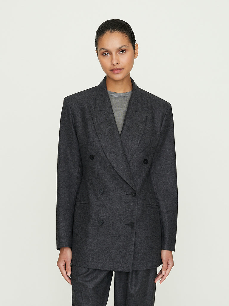 Dusan Shaped Jacket in Grey