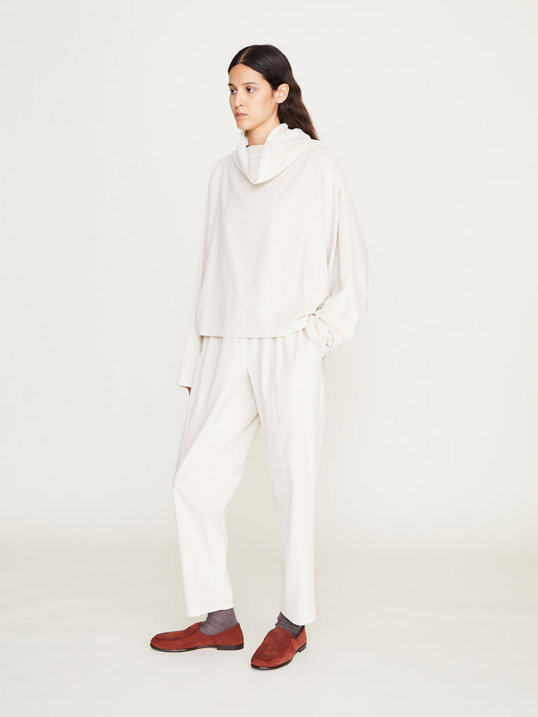 Dusan - Carrot Pants in White