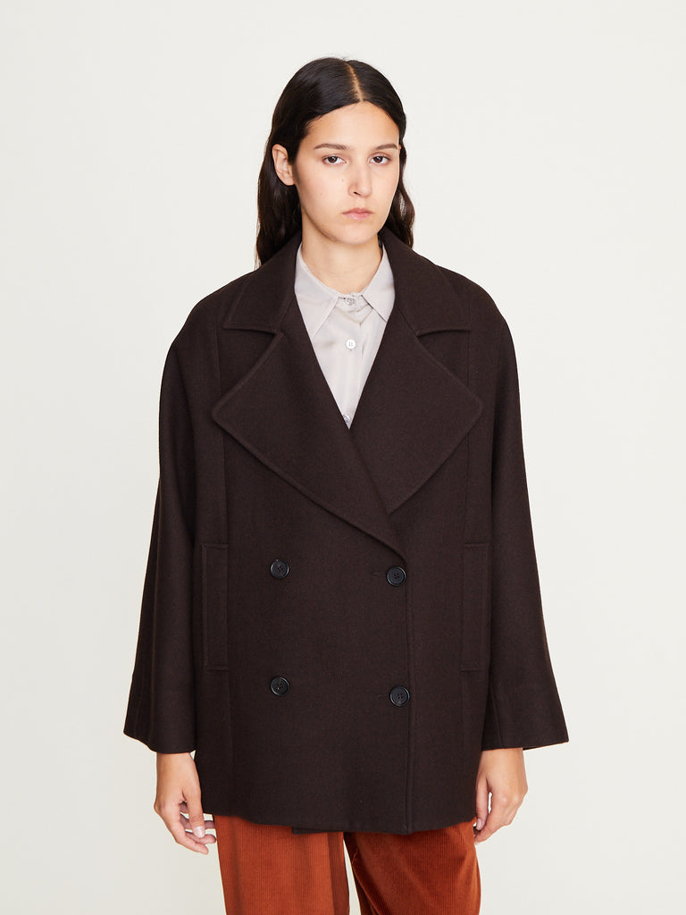 Dusan - Peacoat in Ebano