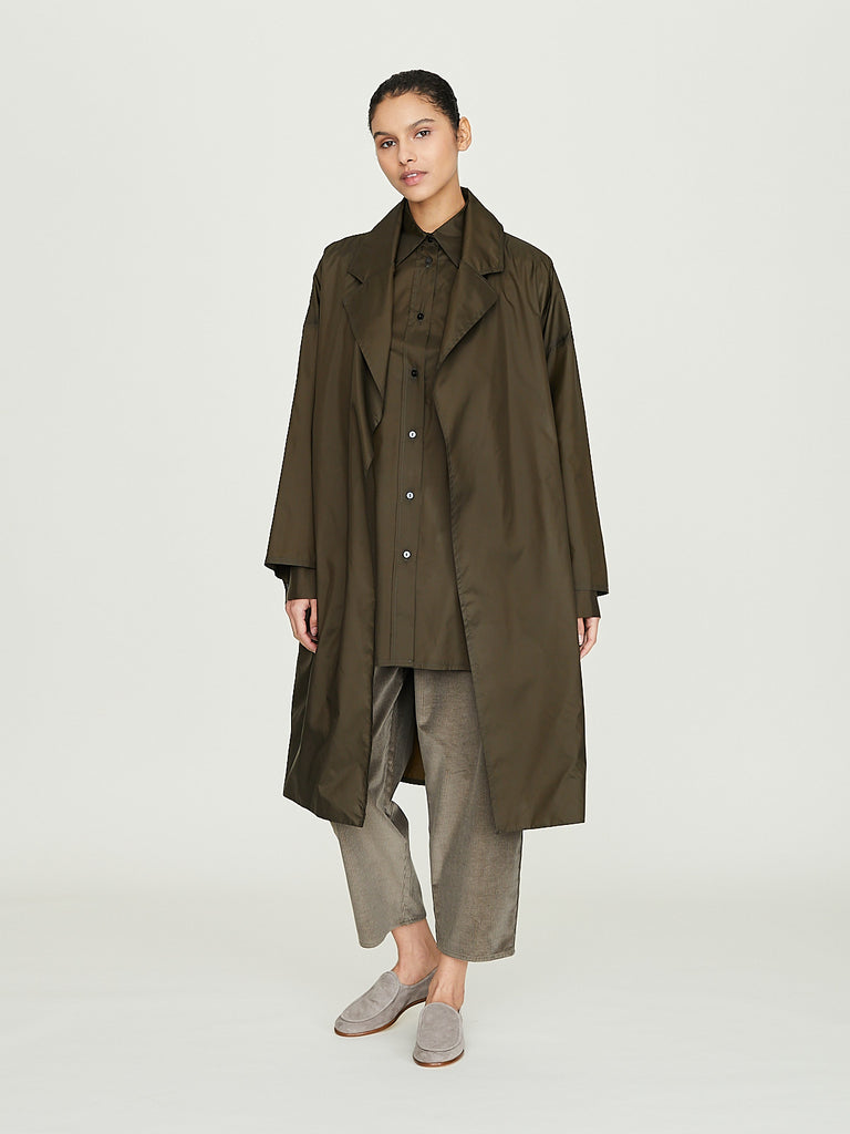 Dusan Oversized Coat in Military