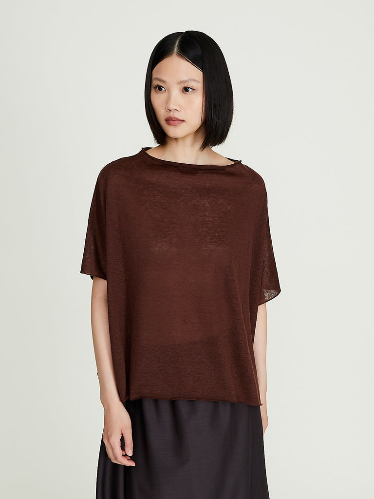 Dusan - Easy T-Shirt in Chocolate
