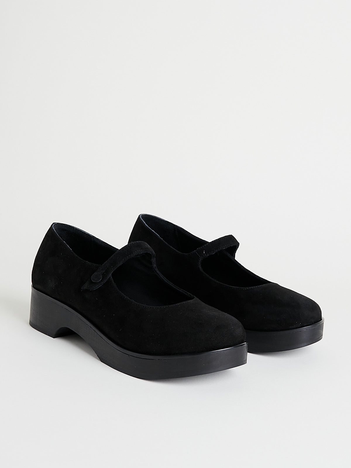 Daniela Gregis - Zoccolo Clog Ballerina Bottoncino Fonda Basso Nero in ...