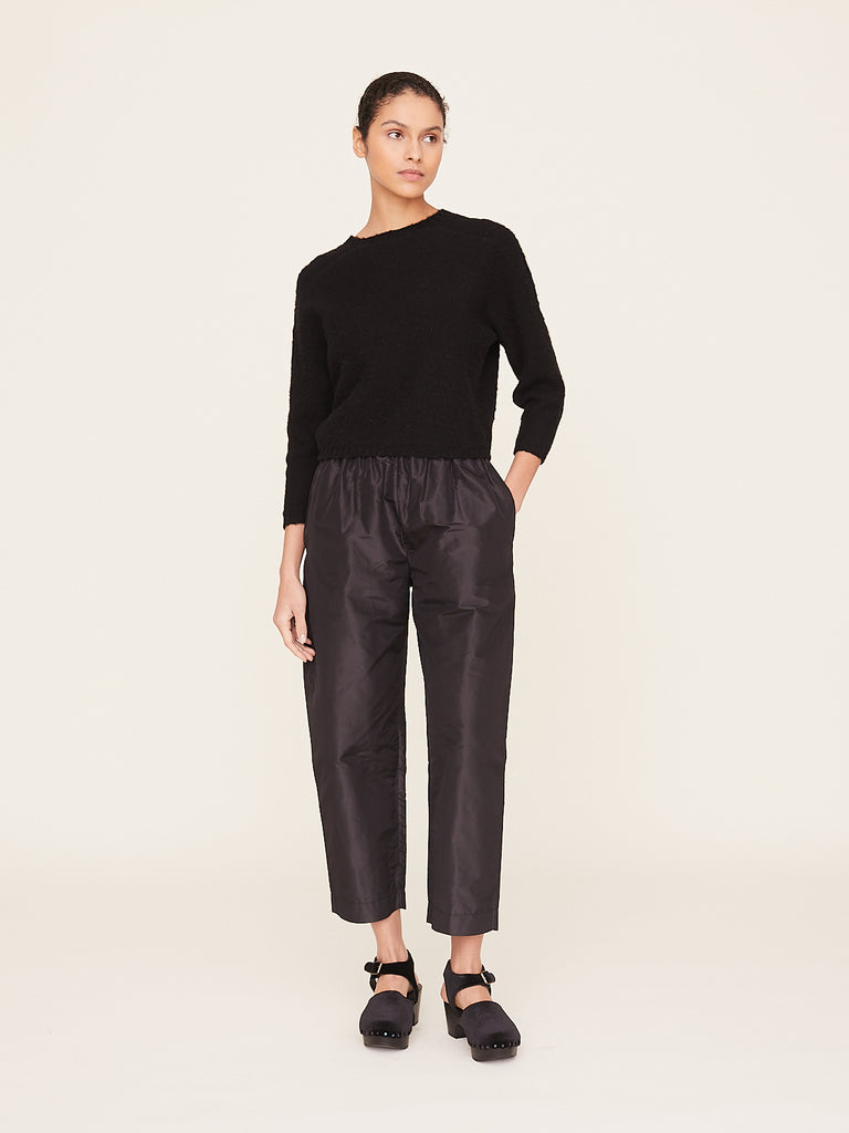 Daniela Gregis Pantalone Trousers Sigaretta Elastico in Black