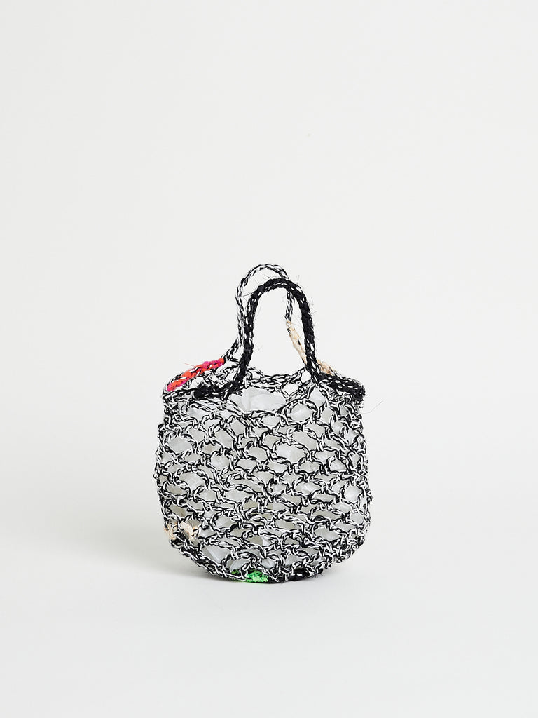 Daniela Gregis Borsa Crochet Bag Rete Bicolore Piccola in Colour Mix