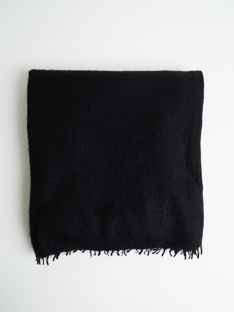 Denis Colomb - Fuzzy Feutre Shawl in Black