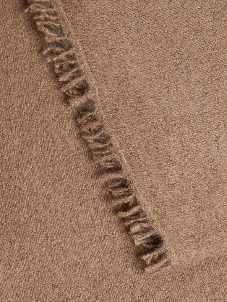 Denis Colomb - Fuzzy Feutre Shawl in Cappucino
