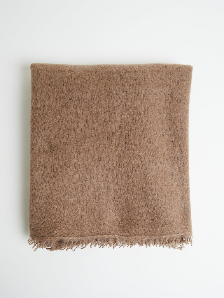 Denis Colomb - Fuzzy Feutre Shawl in Cappucino