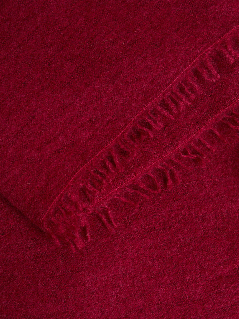 Denis Colomb - Fuzzy Feutre Shawl in Berry