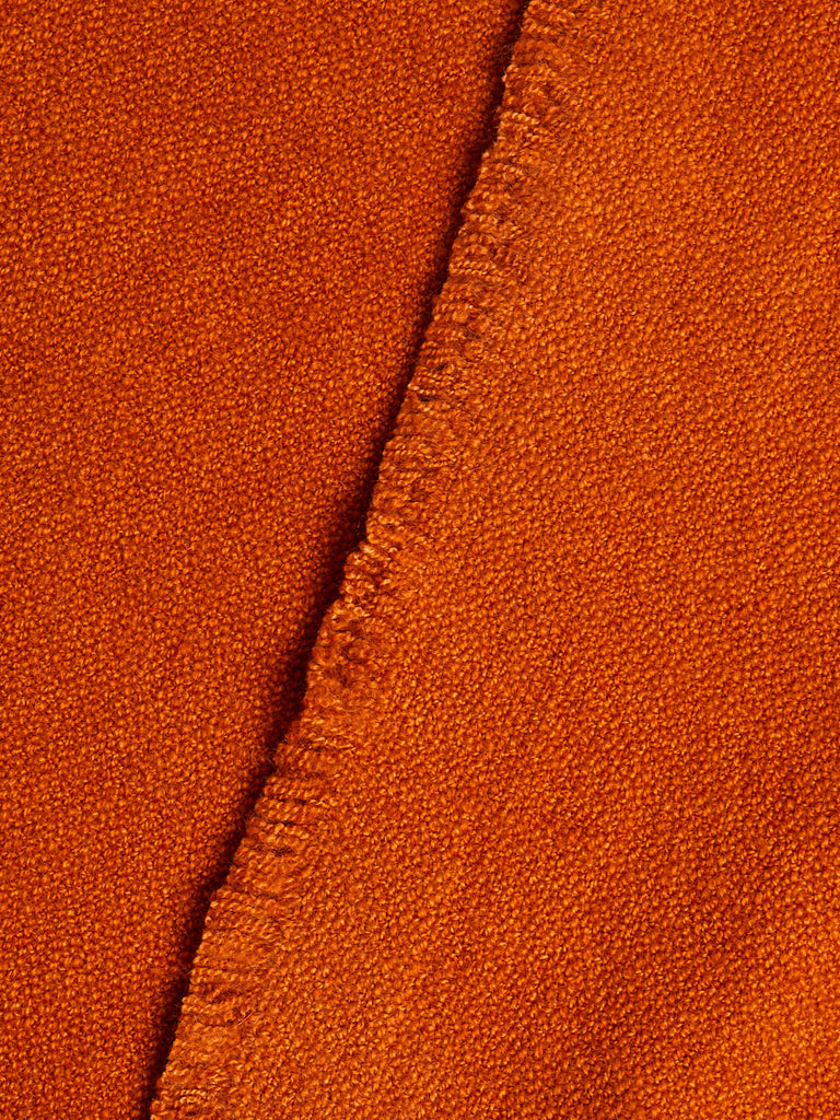 Denis Colomb - Four Sided Fringe Scarf in Tibetan Orange