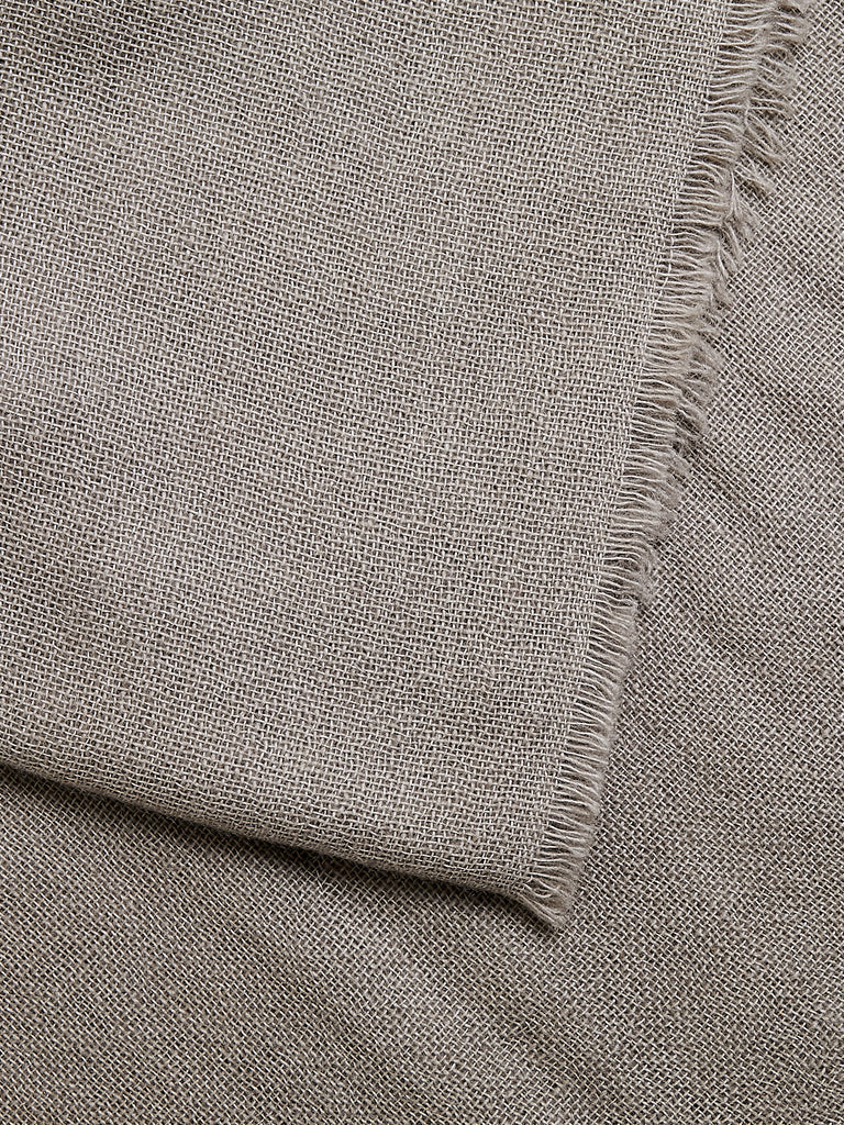 Denis Colomb Ring Stole in Taupe