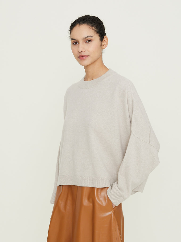 Dusan Chunky Sweater in Natural