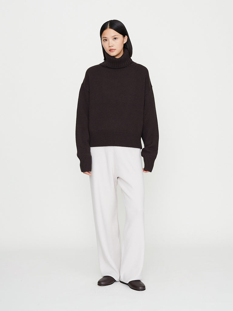 Extreme Cashmere - No. 434 Crop Xtra in Dark Brown