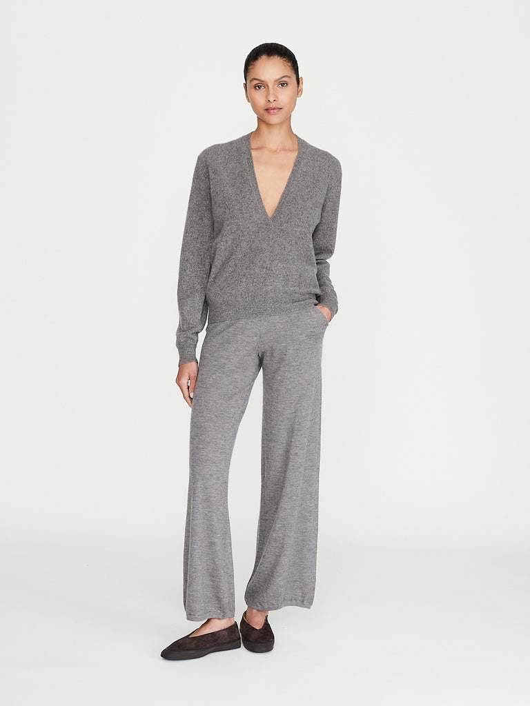 Frenckenberger - Snowpants in Brown Melange