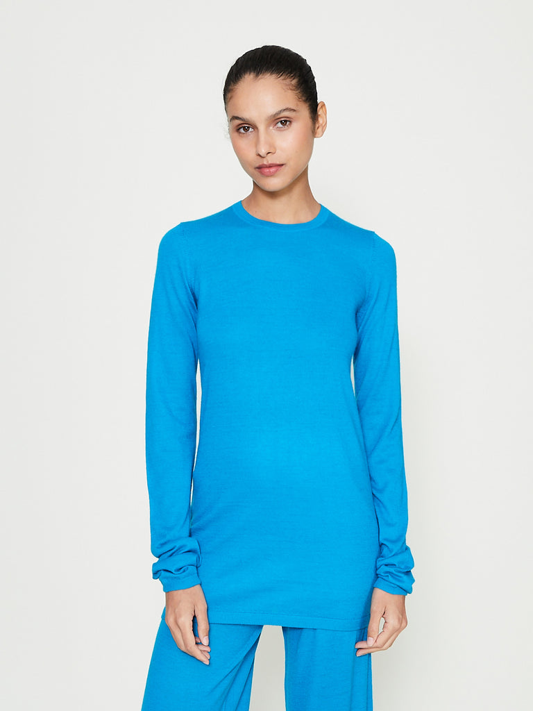 Frenckenberger - Long Sleeve T-Shirt in Electric Blue