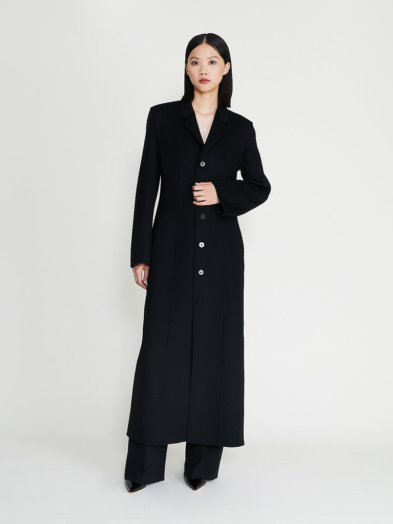 Fforme - Camille Moulded Coat in Black