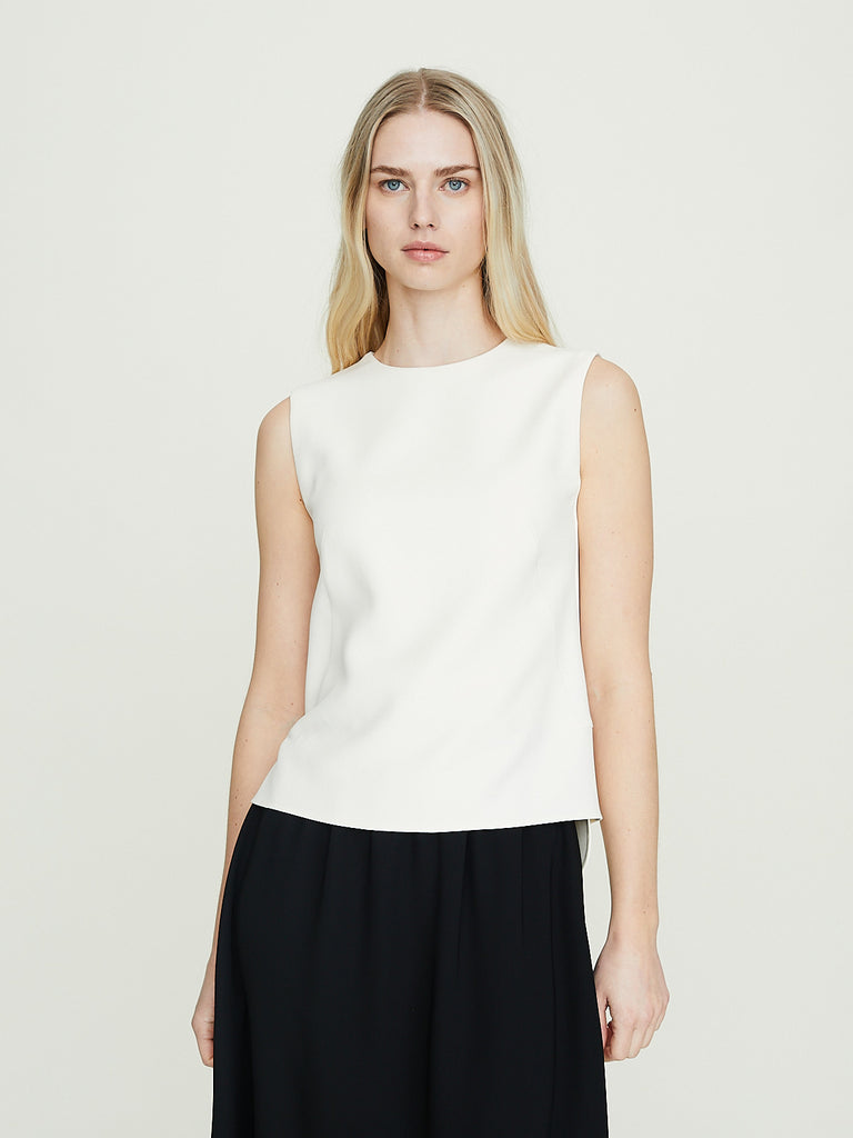 Fforme Gilma Peplum Top in Off White