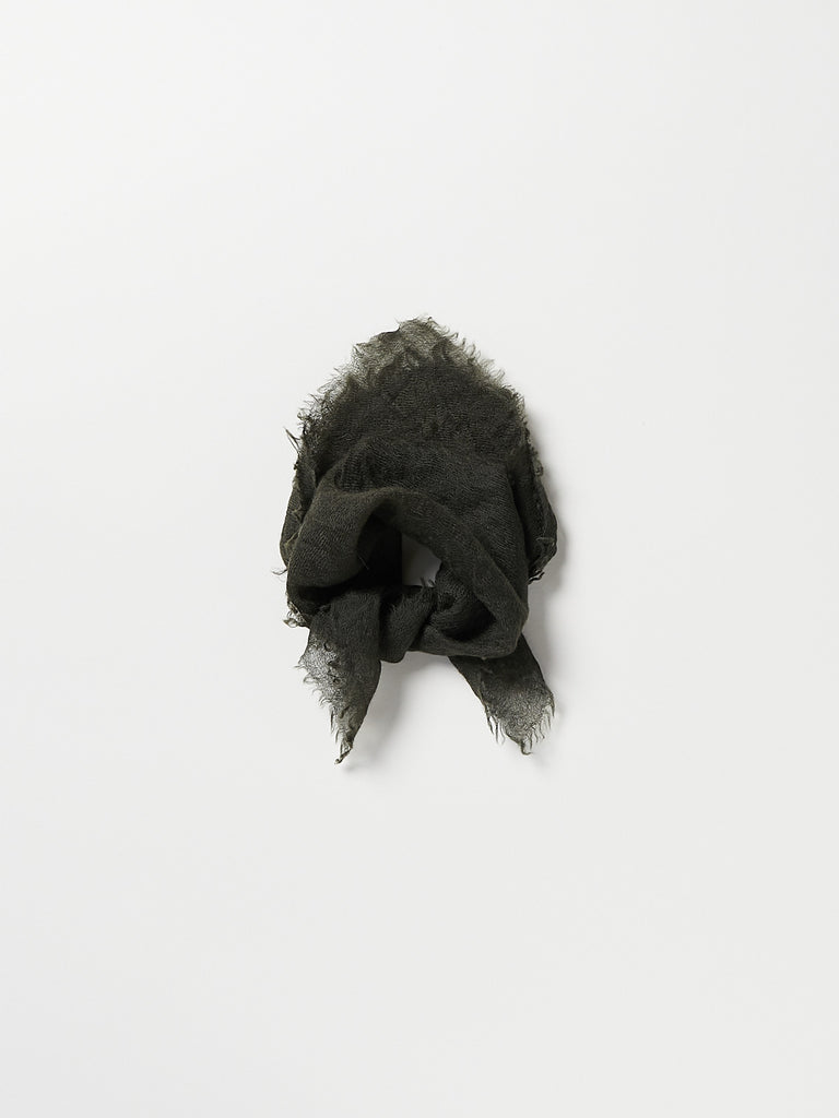 Frenckenberger - Woven Bandana in Black Olive