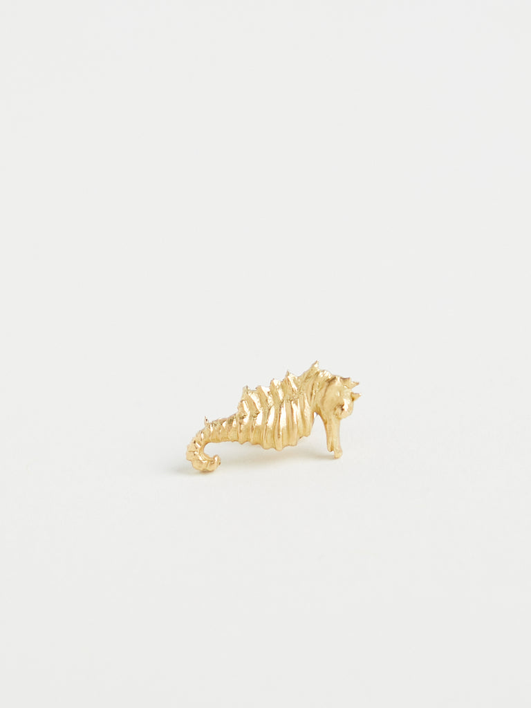 Fanourakis Seahorse Pin in 18k Yellow Gold
