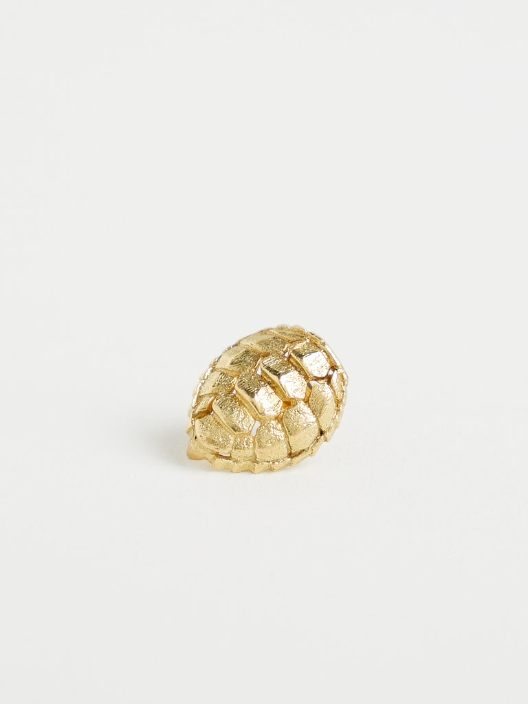 Fanourakis Tortoise Shell Pin in 18k Yellow Gold