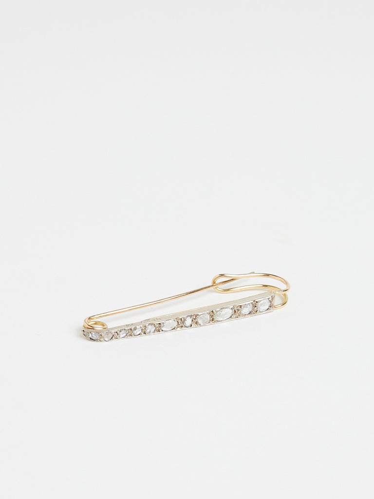 Fanourakis Brooch in 18k Yellow Gold with 0.7ct White Diamonds