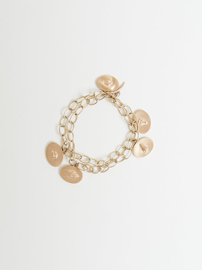 Gabriella Kiss Senses Love Token Bracelet in 14k Yellow Gold