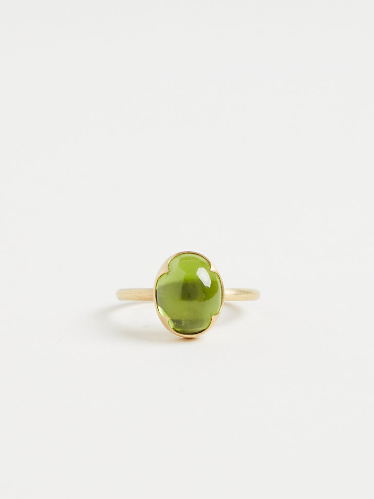 Gabriella Kiss 5.26ct Peridot Ring in 18k Yellow Gold