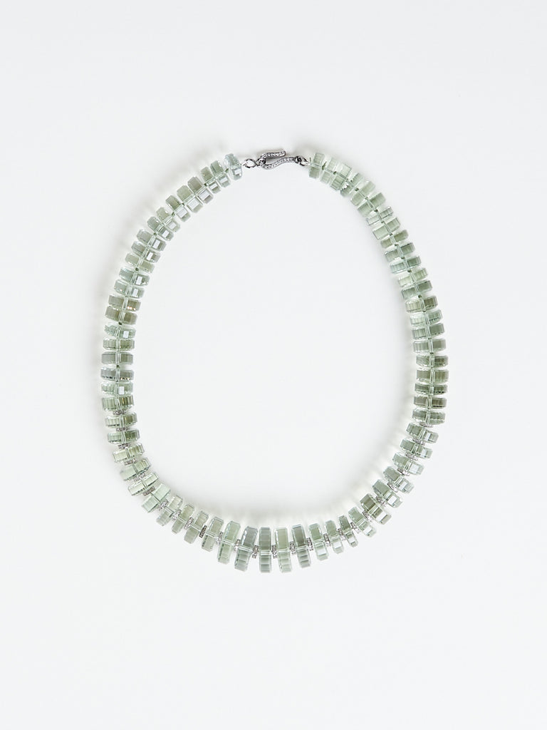 Ileana Makri - Green Amethyst Beaded Necklace