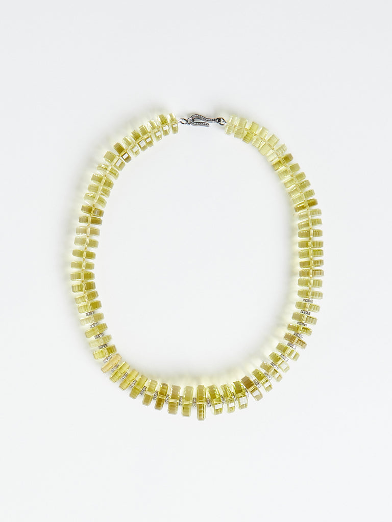 Ileana Makri - Lemon Quartz Beaded Necklace