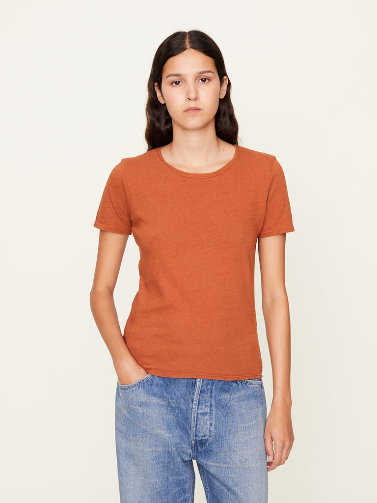 Kapital - Gauze Jersey Chagun Tshirt in Brown
