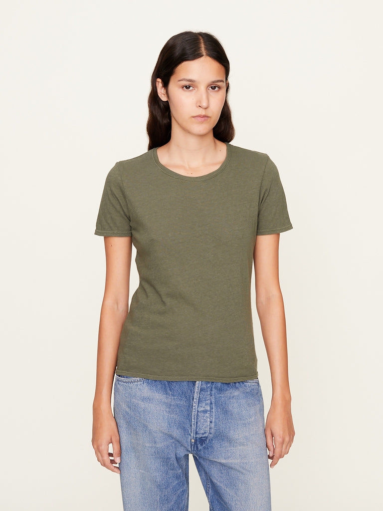 Kapital - Gauze Jersey Chagun Tshirt in Khaki