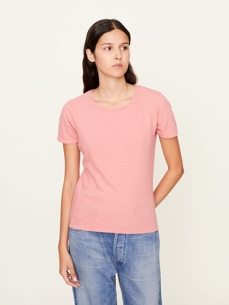 Kapital - Gauze Jersey Chagun T-Shirt in Pink